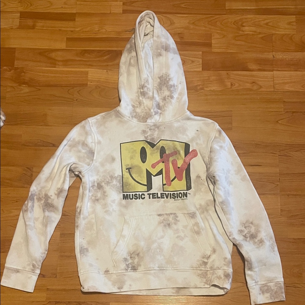 Abercrombie Kids White Hoodie